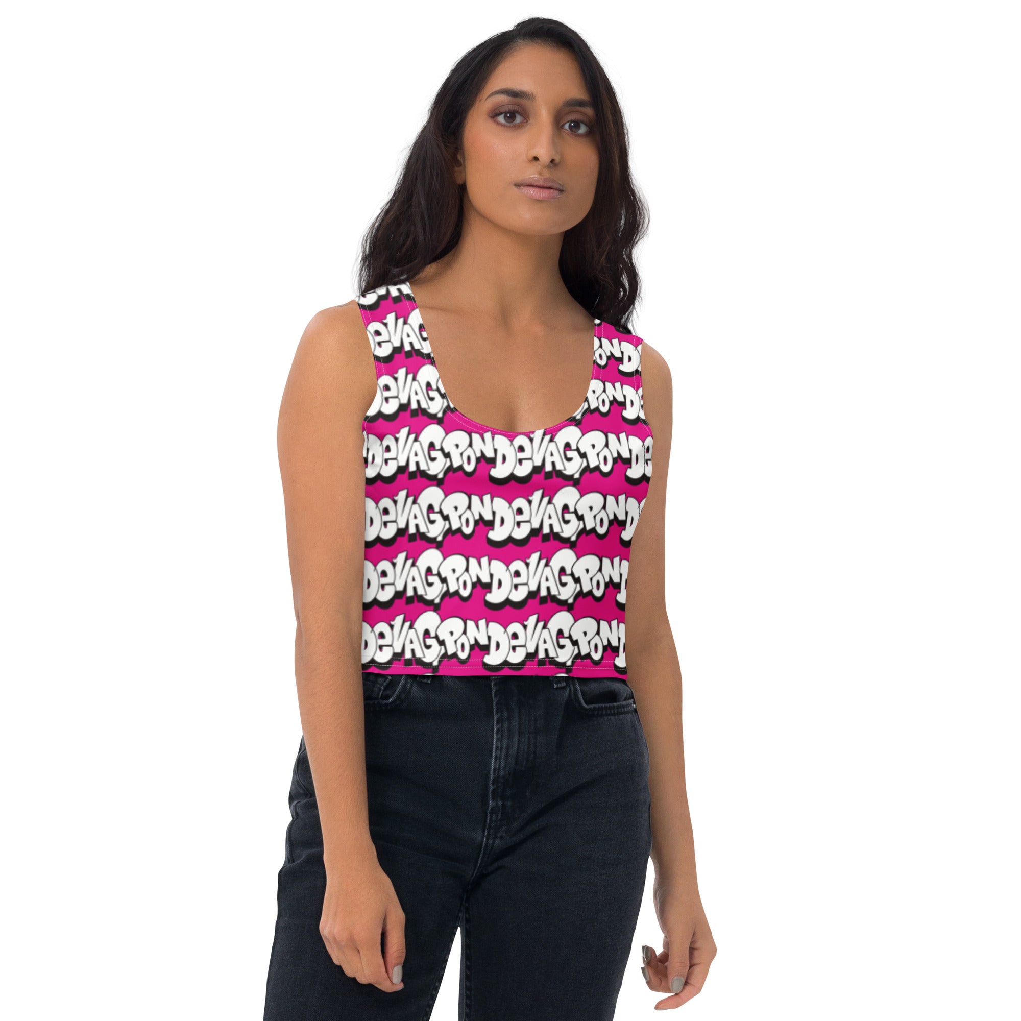 "The Wednesday in Fresno Crop Top" in Pink