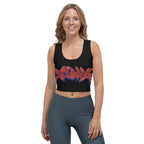 "The Rowdy Icon Crop Top" in Black