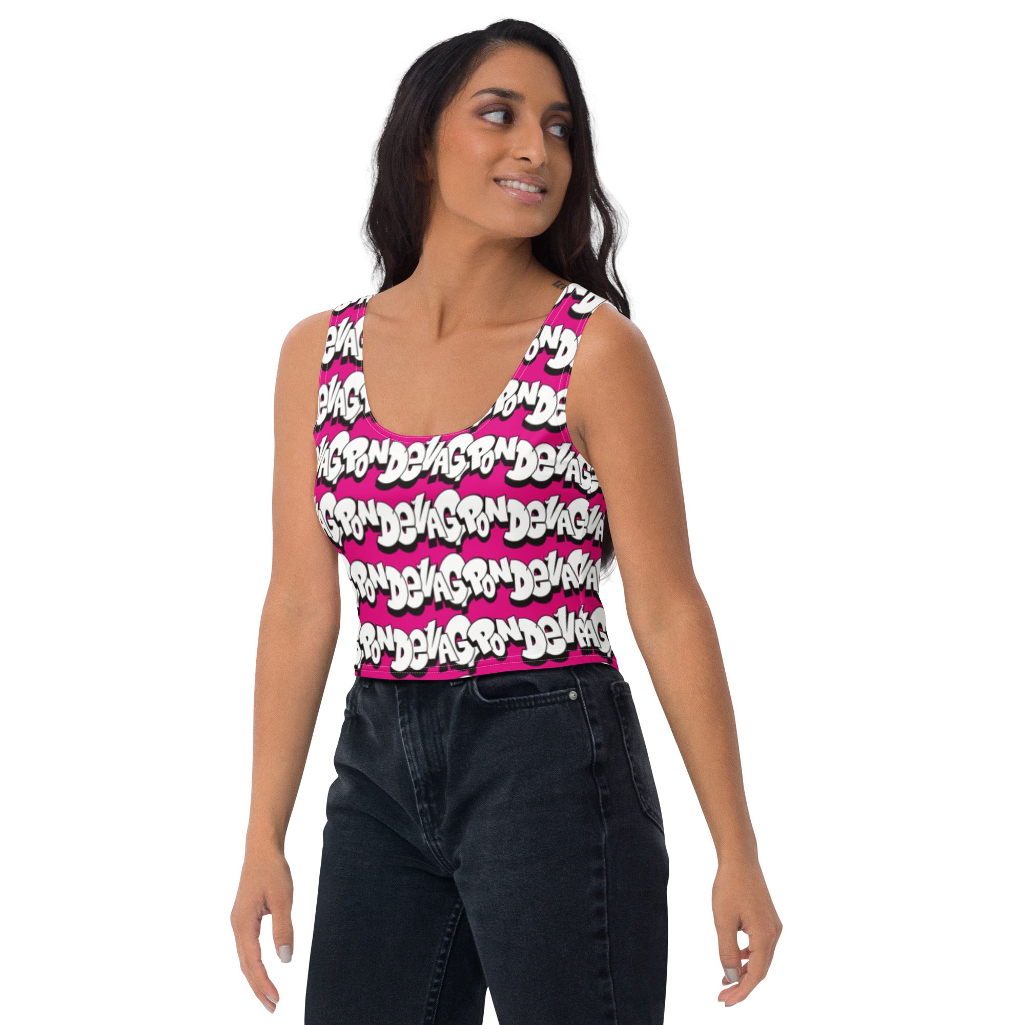 "The Wednesday in Fresno Crop Top" in Pink