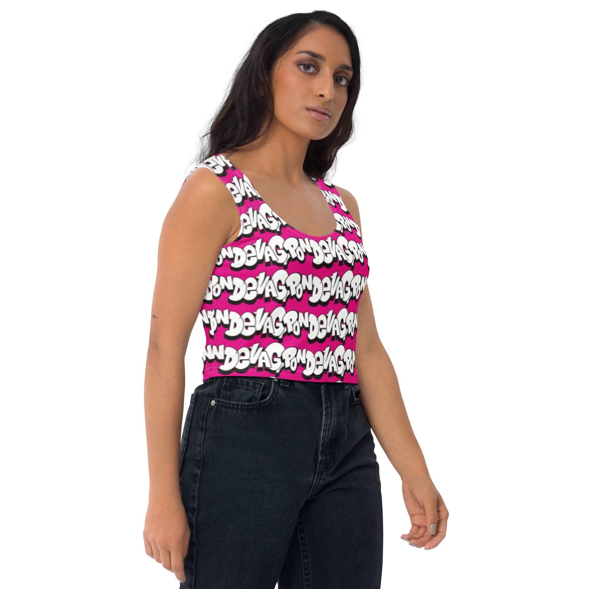 "The Wednesday in Fresno Crop Top" in Pink