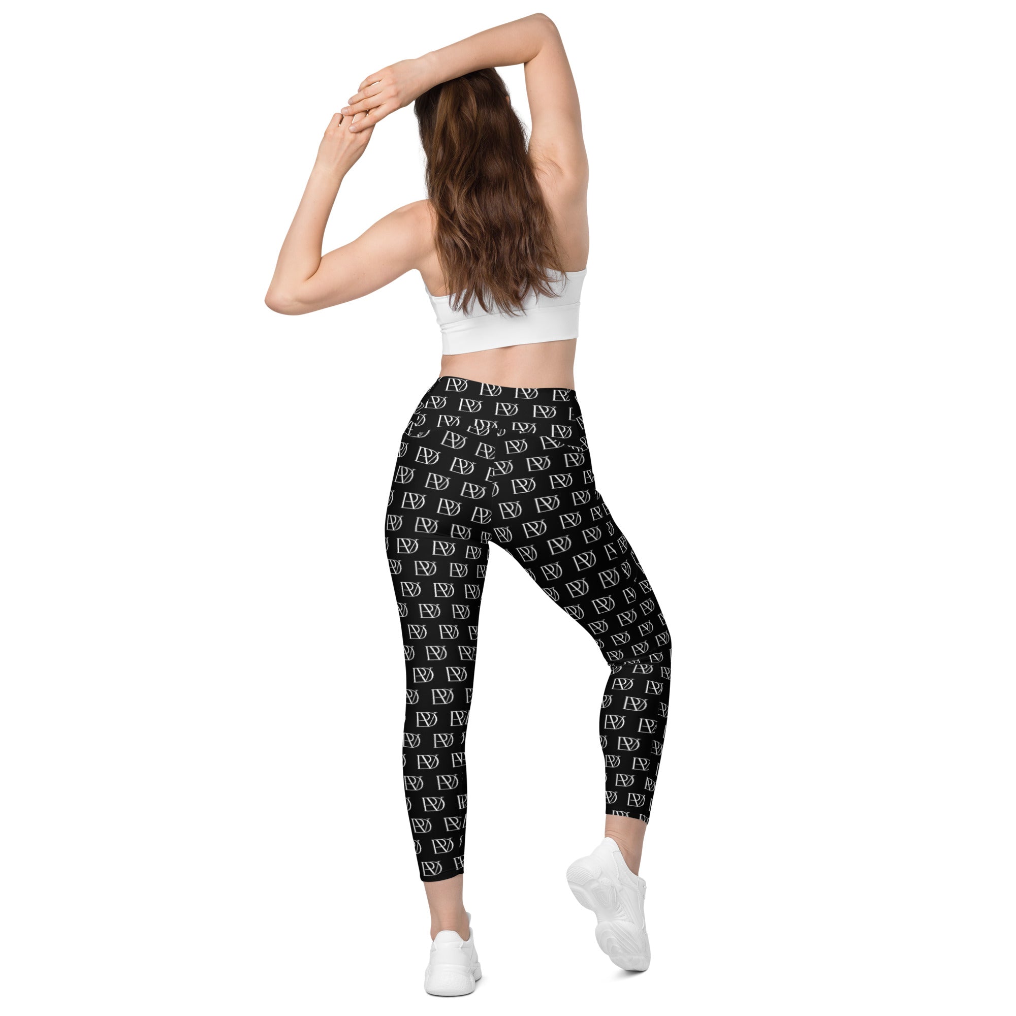 "The Classic PonDeVag Leggings with pockets" in Black