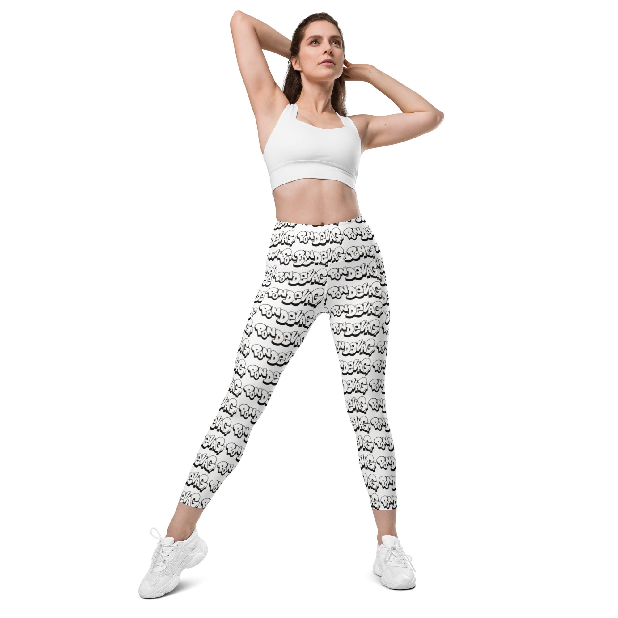 "The Wednesday in Fresno Pocket Leggings" in White