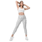 "The Classic PonDeVag Leggings with Pockets" in White