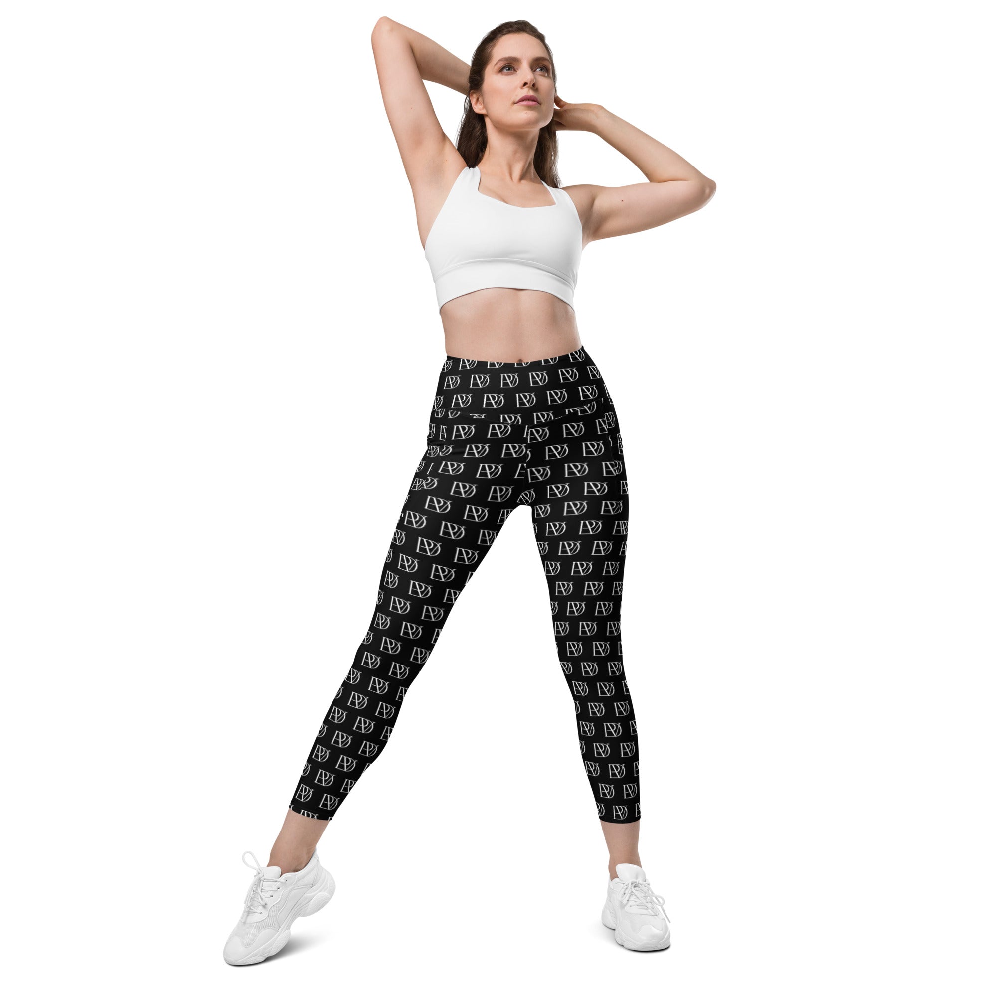 "The Classic PonDeVag Leggings with pockets" in Black