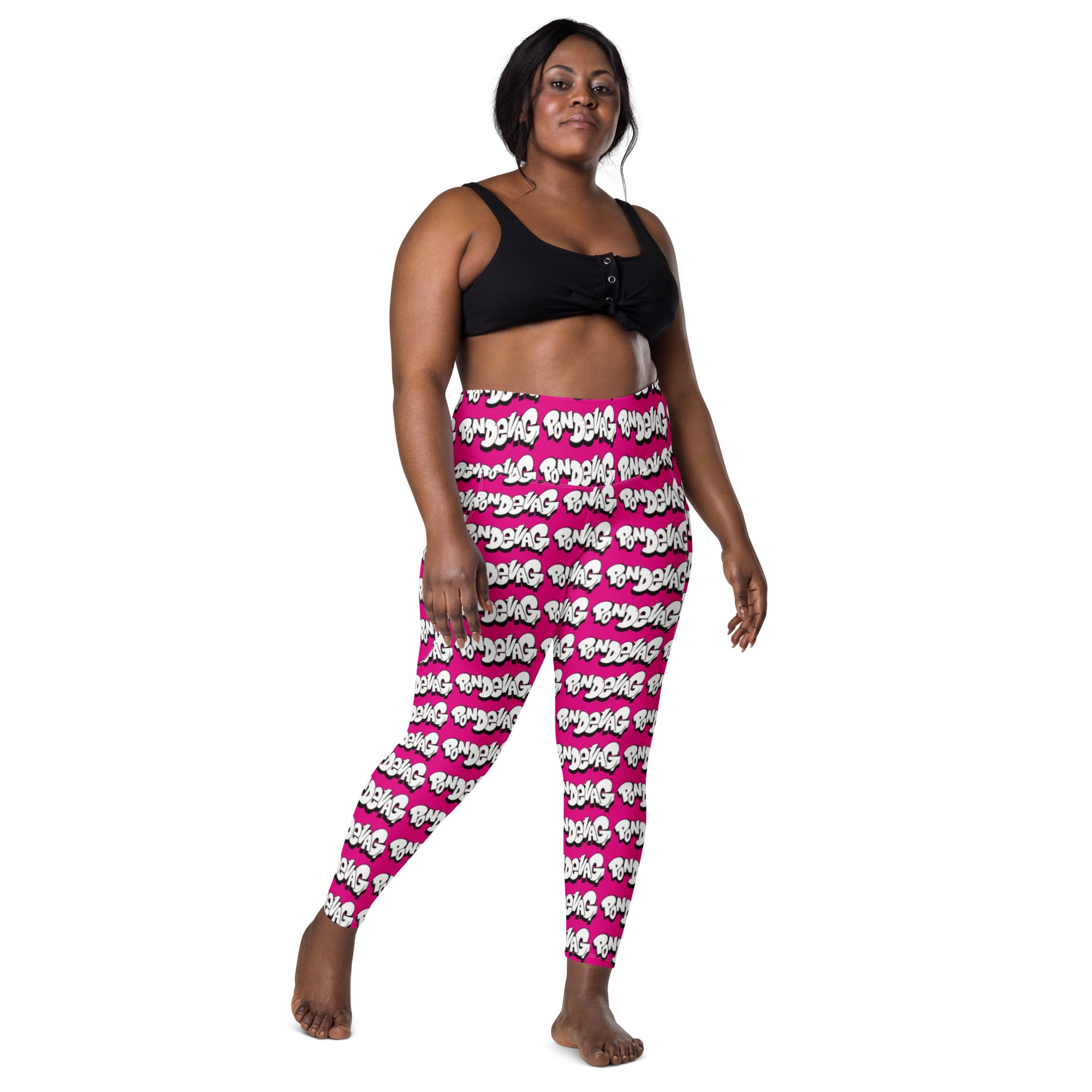 "The Wednesday in Fresno Pocket Leggings" in Pink
