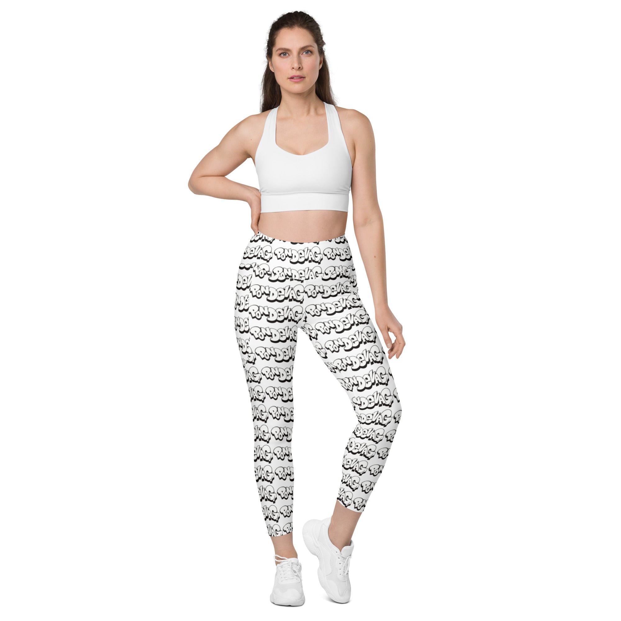 "The Wednesday in Fresno Pocket Leggings" in White