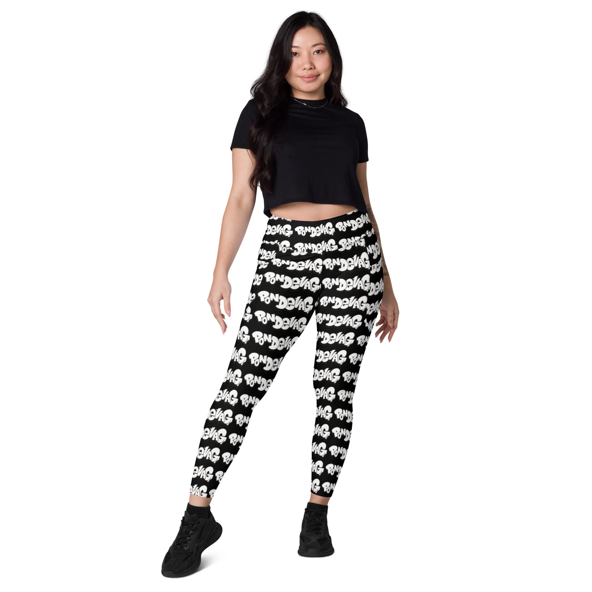 "The Wednesday in Fresno Pocket Leggings" in Black