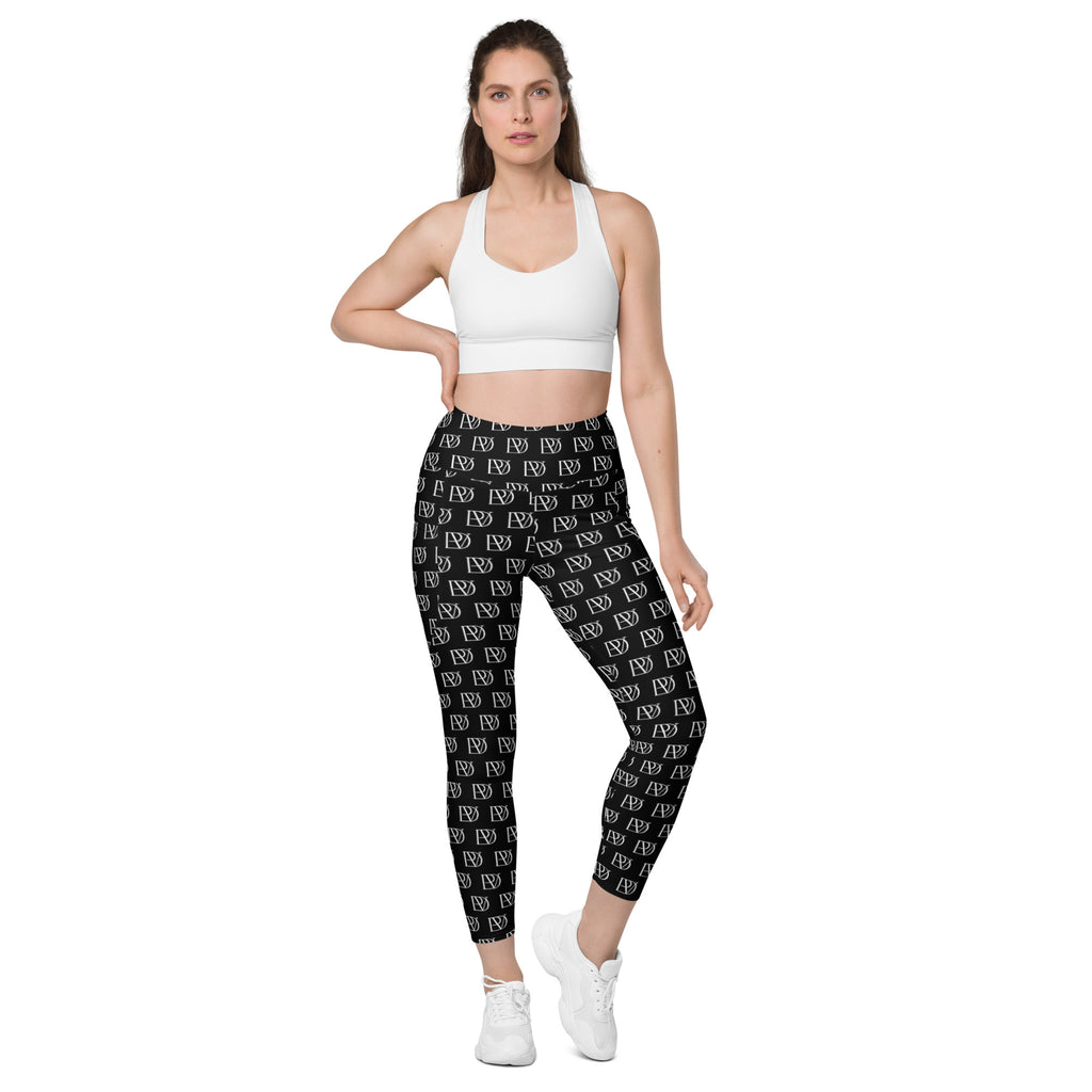 "The Classic PonDeVag Leggings with pockets" in Black