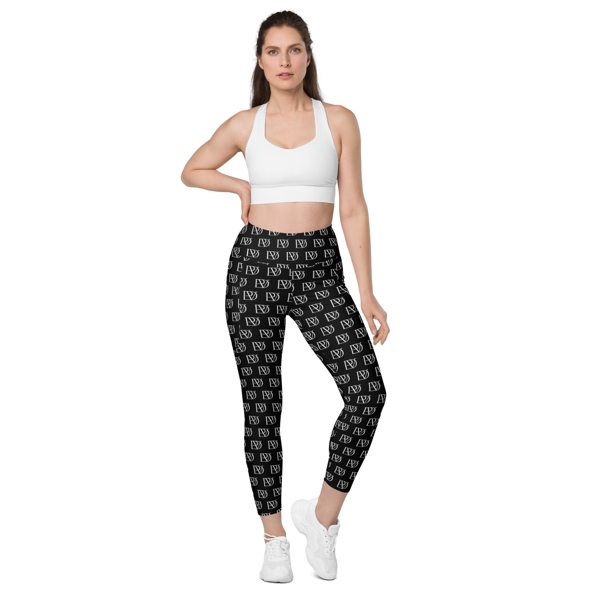 "The Classic PonDeVag Leggings with pockets" in Black