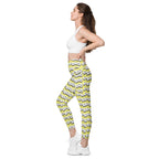 "The Wednesday in Fresno Pocket Leggings" In Yellow