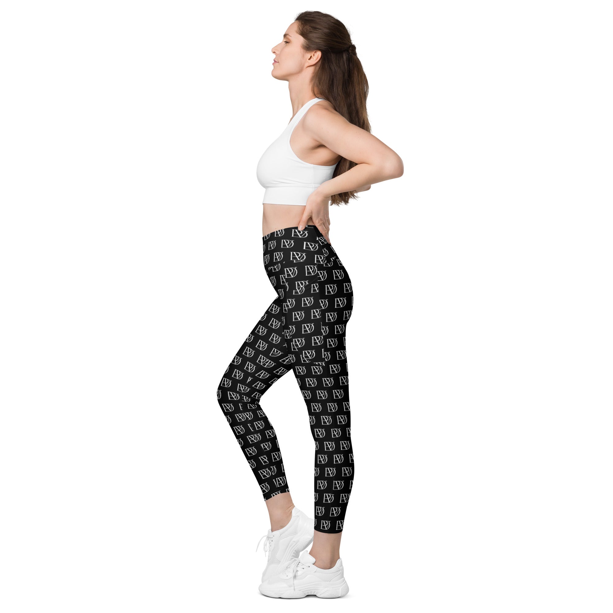 "The Classic PonDeVag Leggings with pockets" in Black