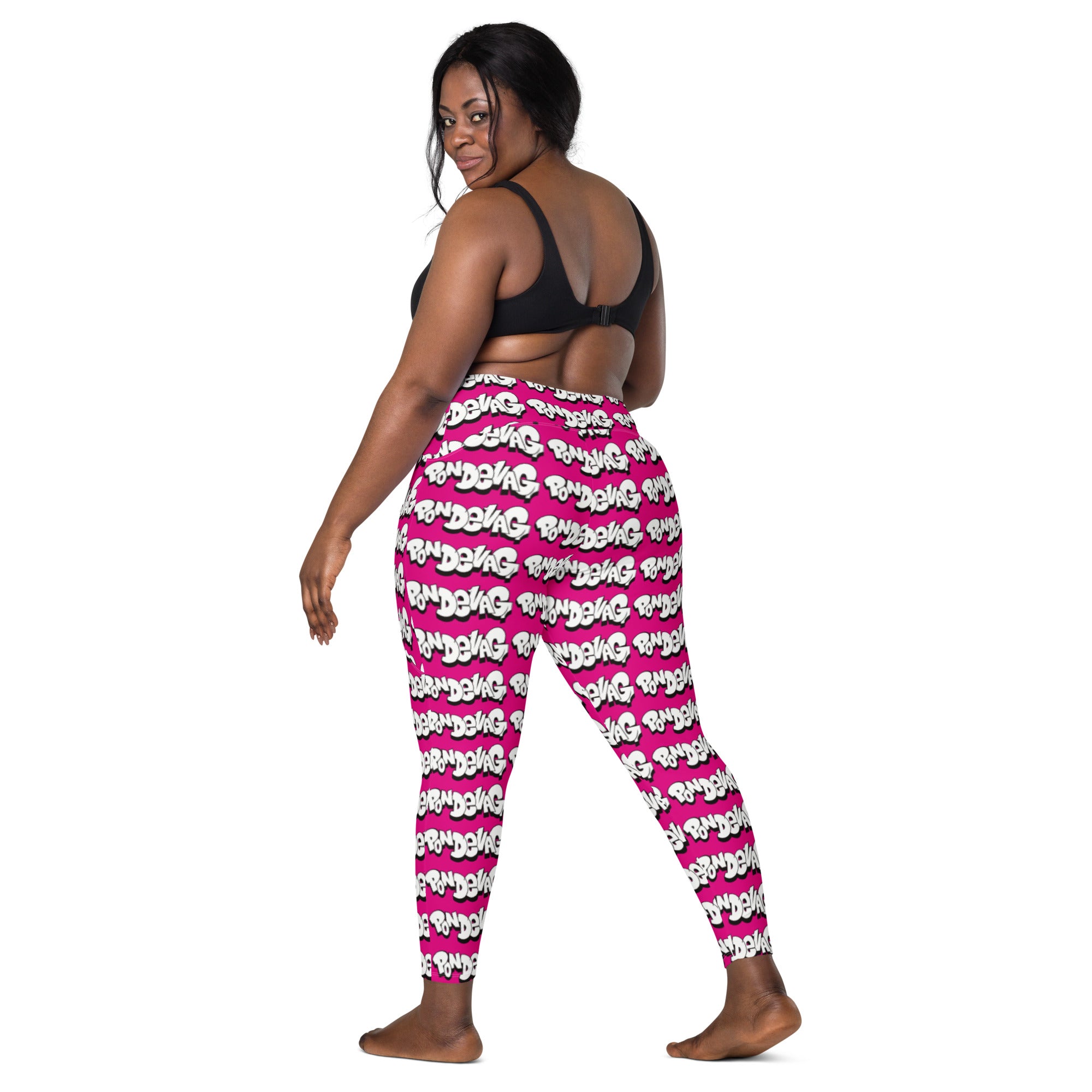"The Wednesday in Fresno Pocket Leggings" in Pink