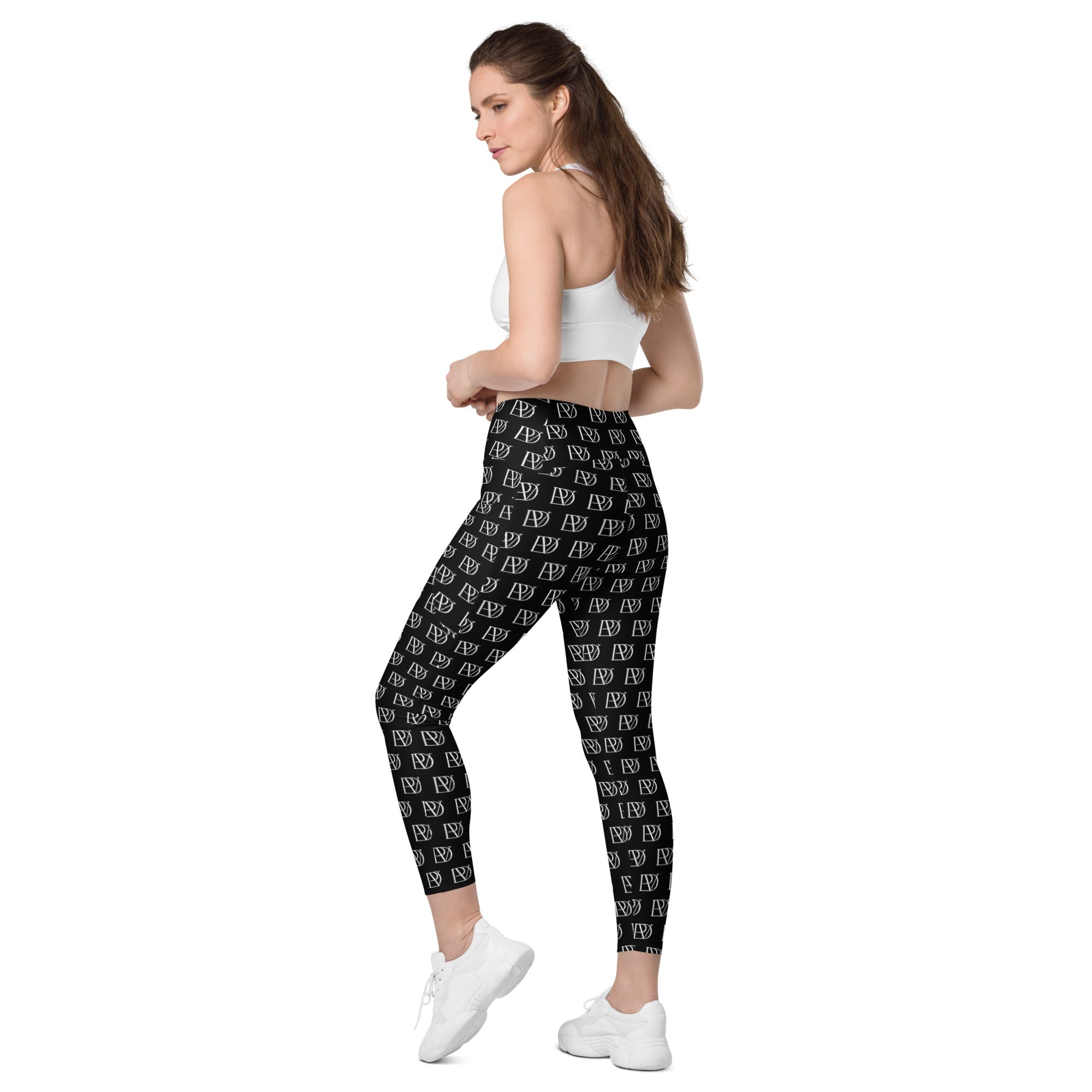 "The Classic PonDeVag Leggings with pockets" in Black