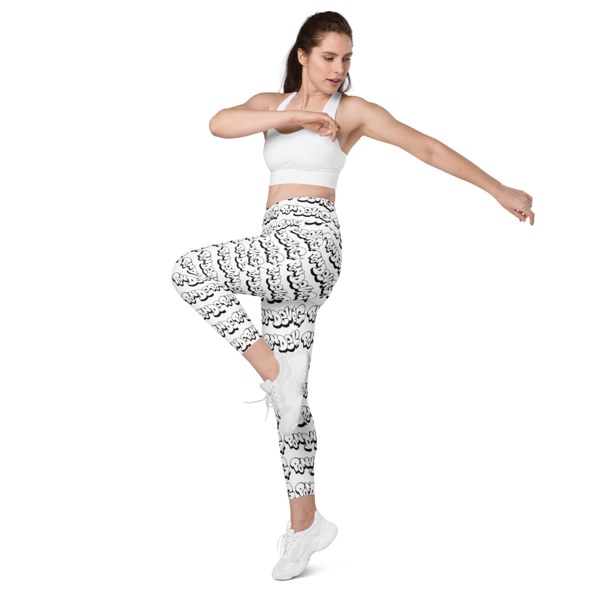 "The Wednesday in Fresno Pocket Leggings" in White