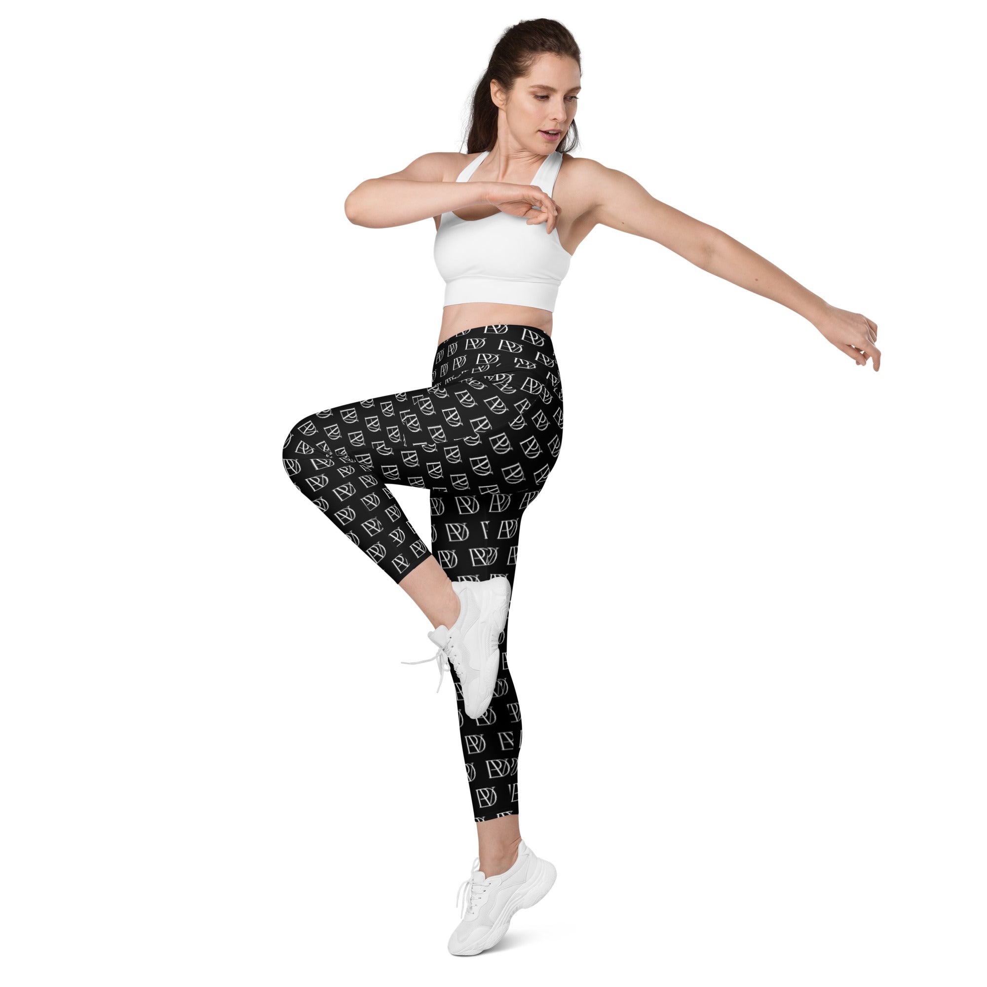 "The Classic PonDeVag Leggings with pockets" in Black