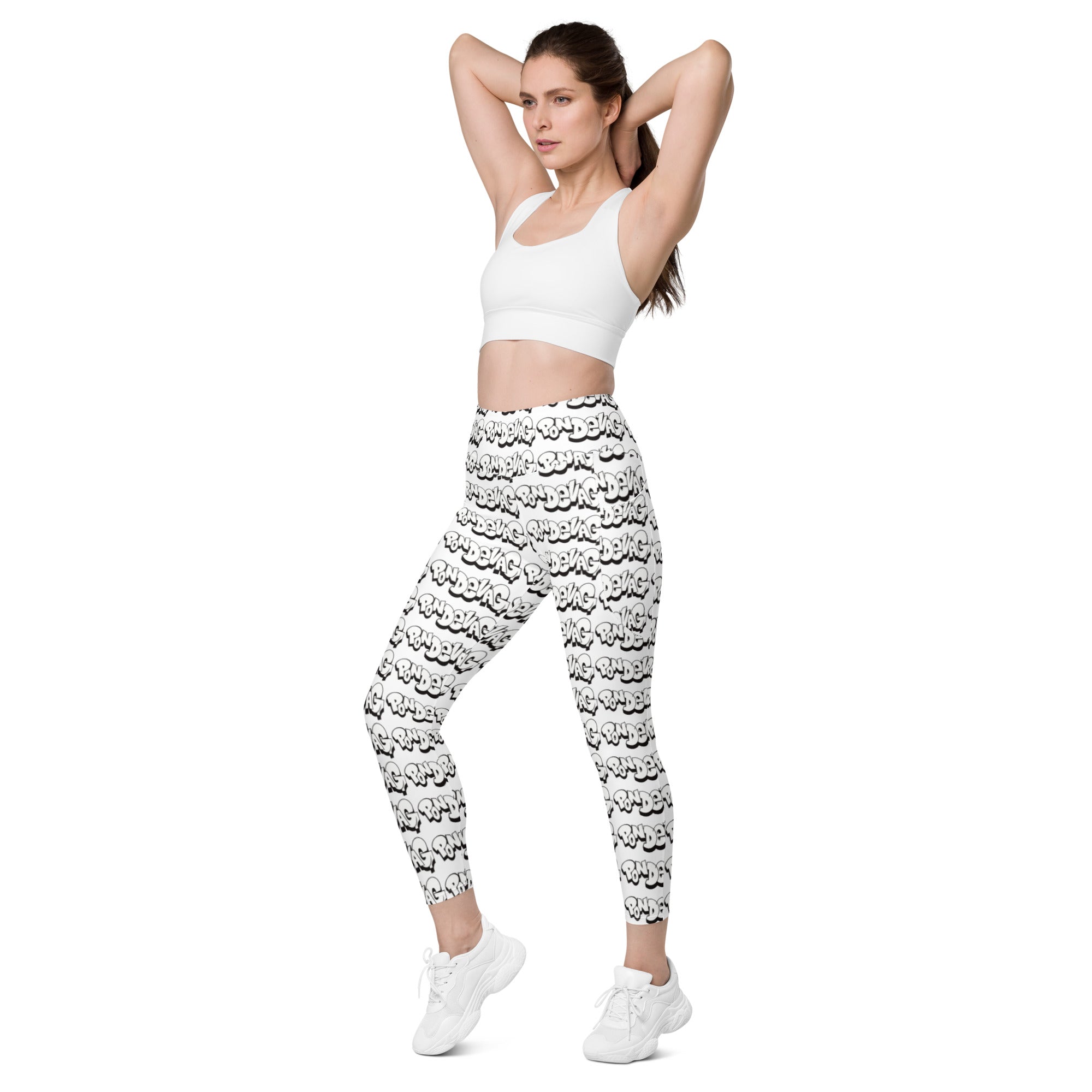 "The Wednesday in Fresno Pocket Leggings" in White