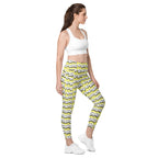 "The Wednesday in Fresno Pocket Leggings" In Yellow