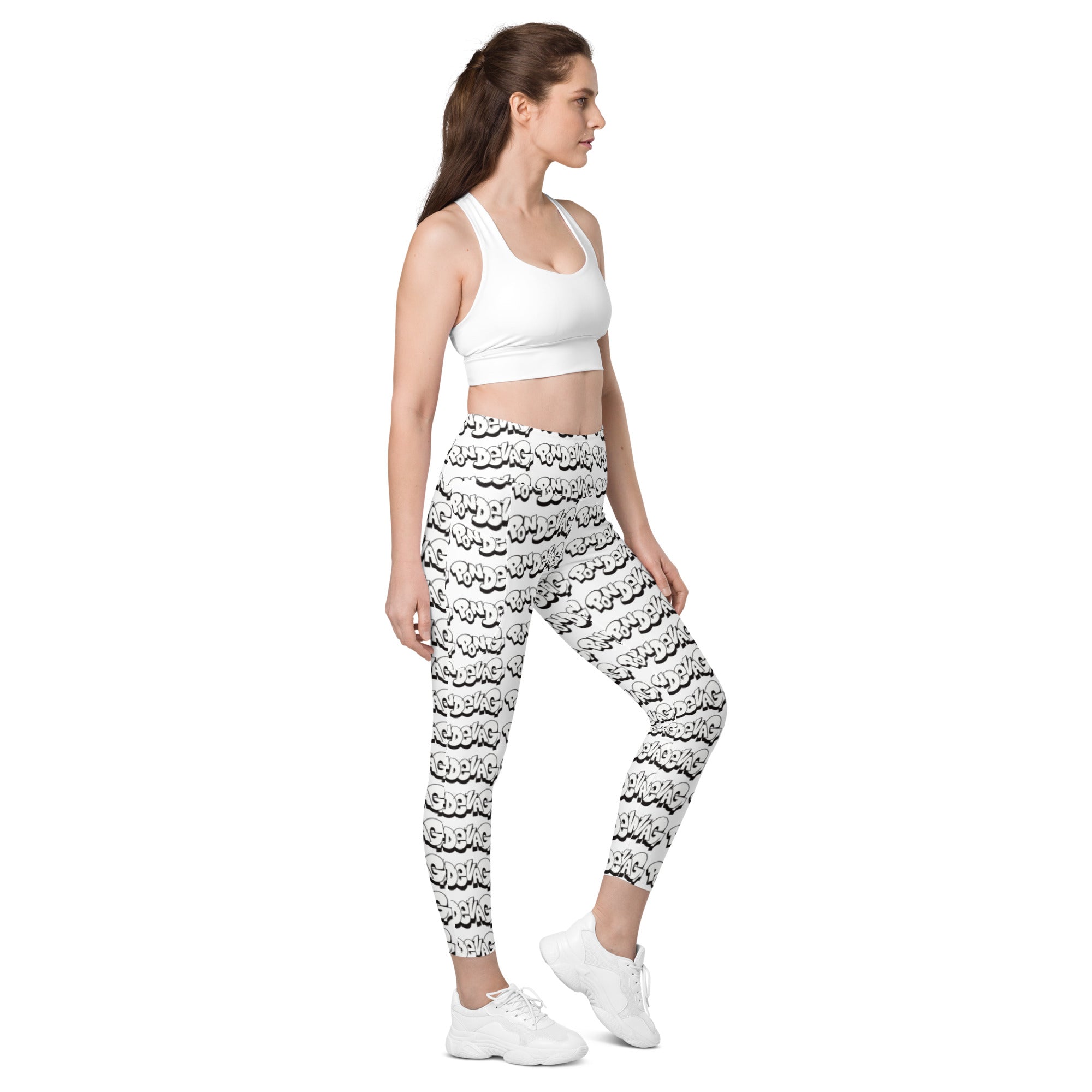 "The Wednesday in Fresno Pocket Leggings" in White