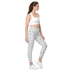 "The Classic PonDeVag Leggings with Pockets" in White