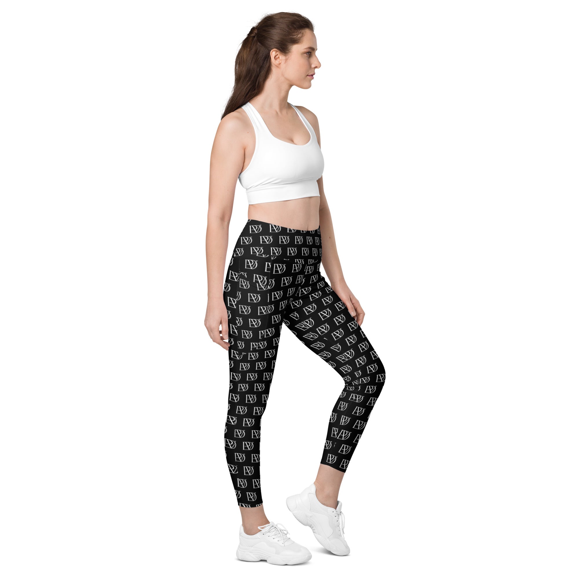"The Classic PonDeVag Leggings with pockets" in Black