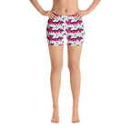 "The Wednesday in Fresno Legging Shorts" in Pink