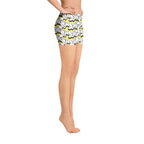 "The Wednesday in Fresno Legging Shorts" in Yellow