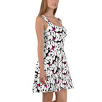 "The Wednesday in Fresno Skater Dress" in Pink