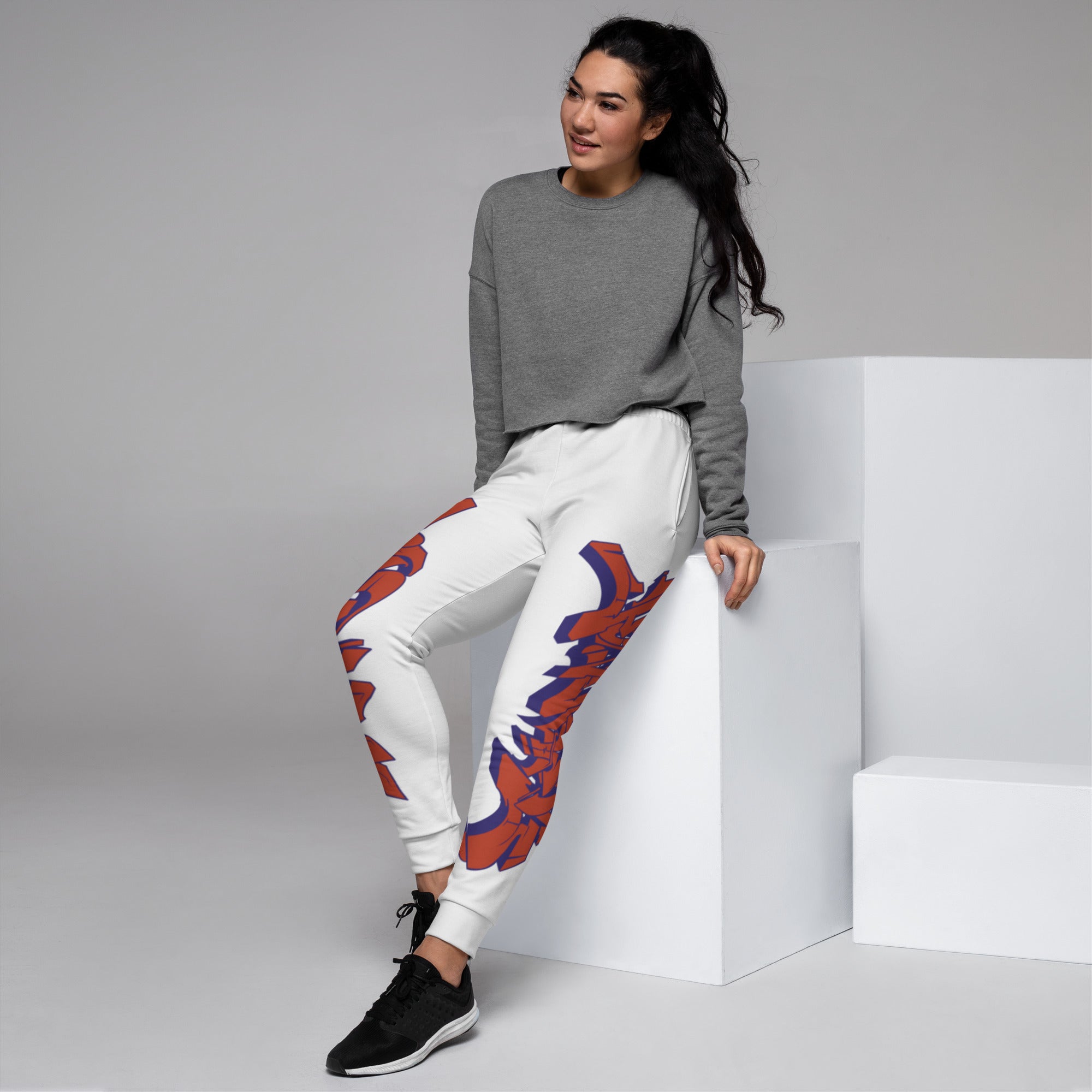 "The Icon Joggers" in White