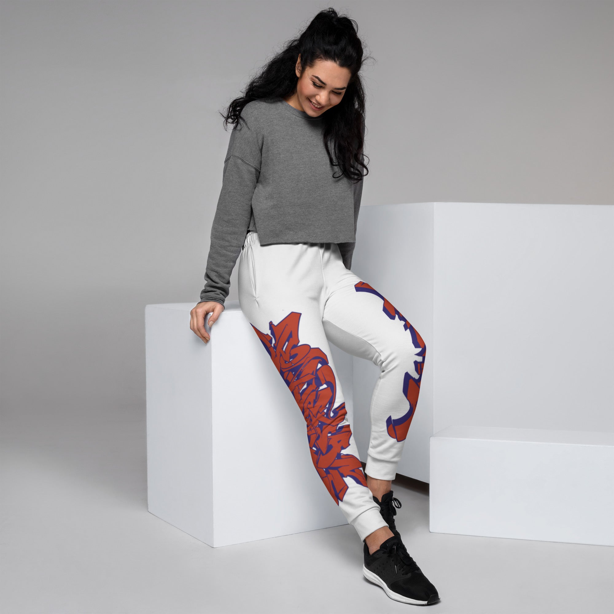 "The Icon Joggers" in White