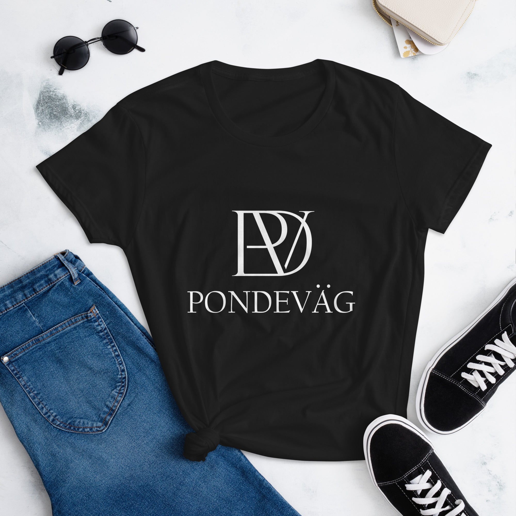 "The PonDeVag Classic T-Shirt" in Black